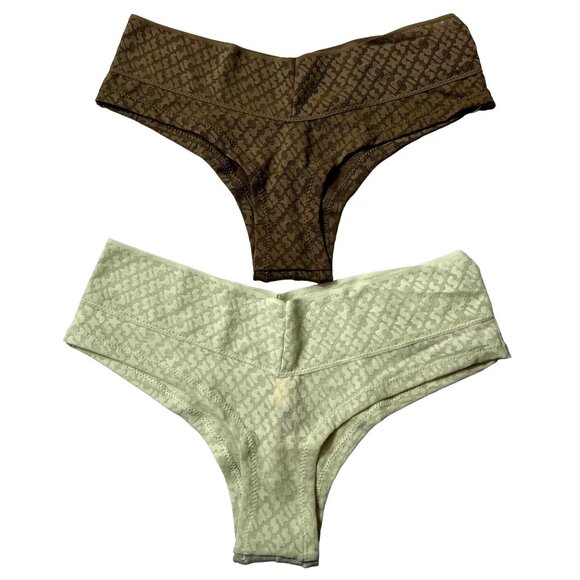 SKIMS Logo Mesh Boyshort Lot of 2 Bone Desert XXS - Picture 12 of 12